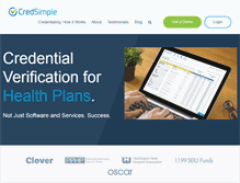 Tablet Screenshot of credsimple.com